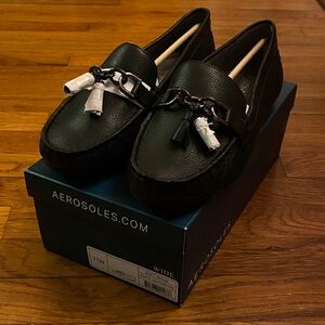 AEROSOLES Black Loafers